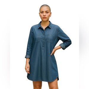Old Navy Denim long sleeve shirt dress Size Medium